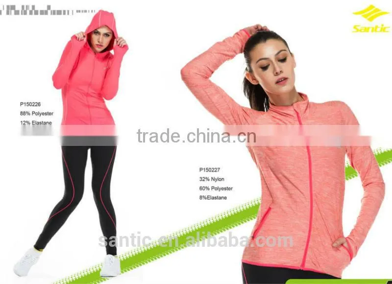 Comfortable and soft touch women's Running Jacket,Women jogger pants