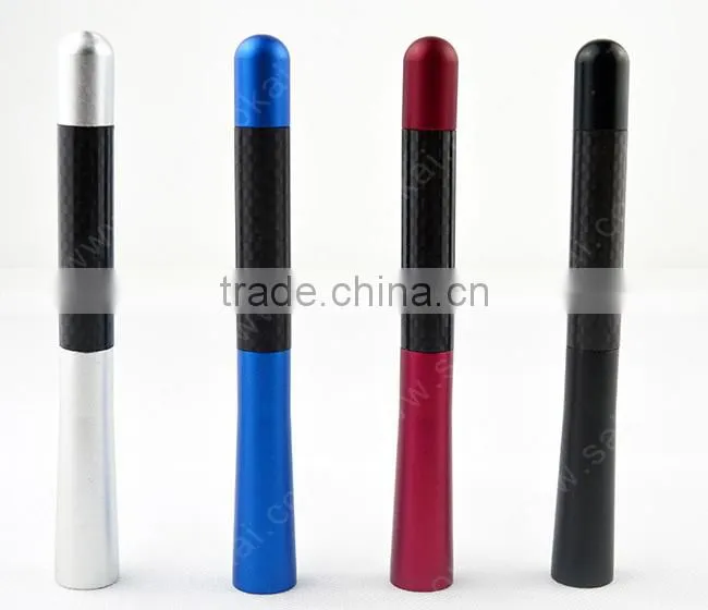 Universal car alumium alloy & carbon fiber car aerial radio antenna