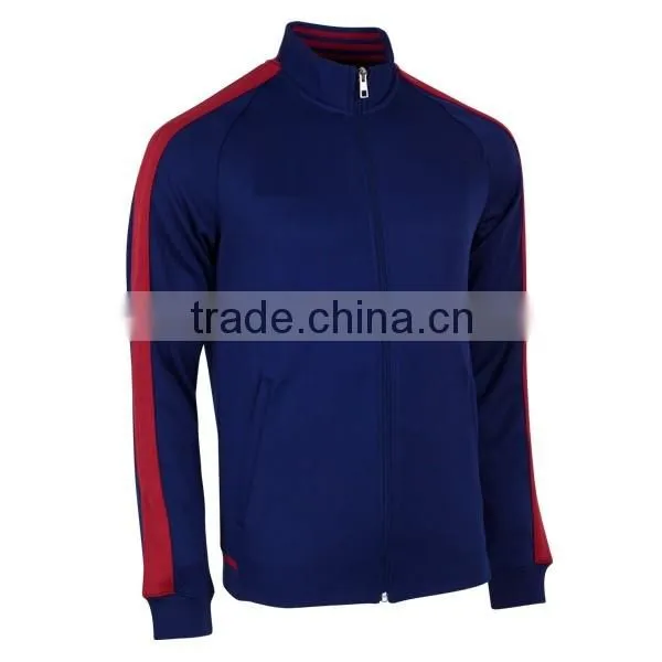 2016 navy blue high quality hot sell sport track top