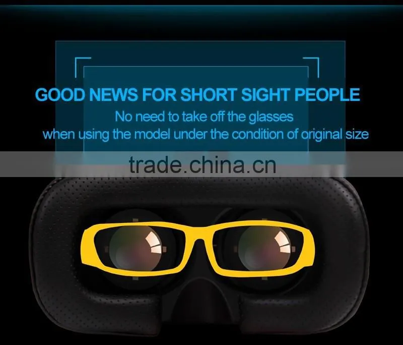 2016 China made hot sale VR case, 3d glasses VR box for blue film video