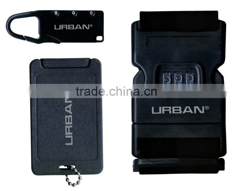 high quality traveller set wholesale(luggage belt+password padlock+luggage tag)