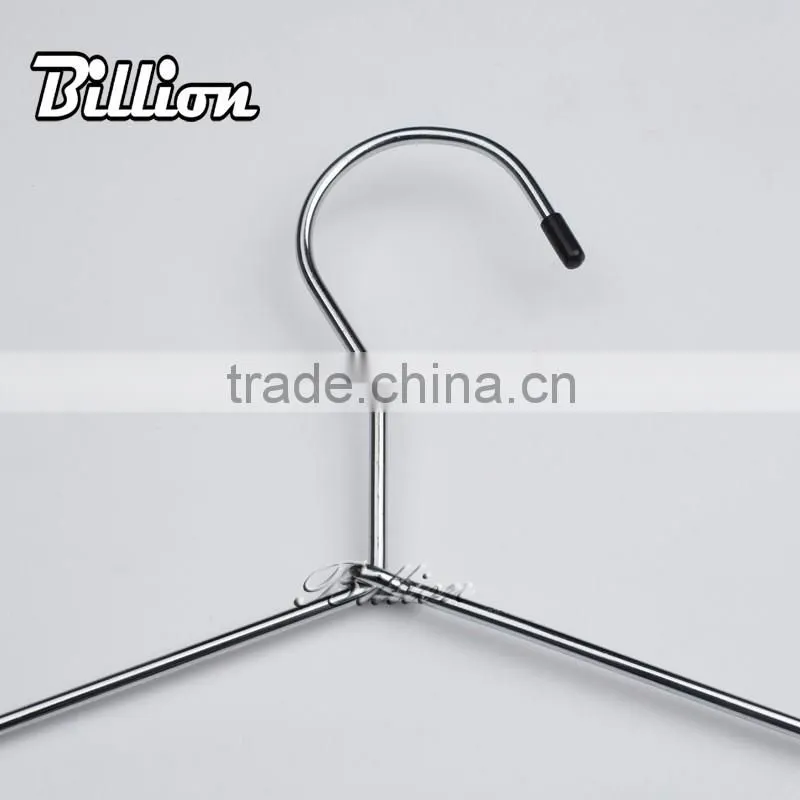 Wholesale Fashional Clothes Drying Hangers Metal Chrome Wire Laundry Hanger