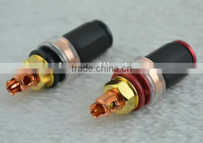 Acrolink Red copper short binding post