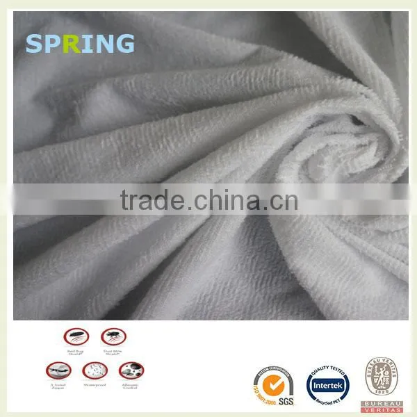 Waterproof White 90gsm poly knitted fabric