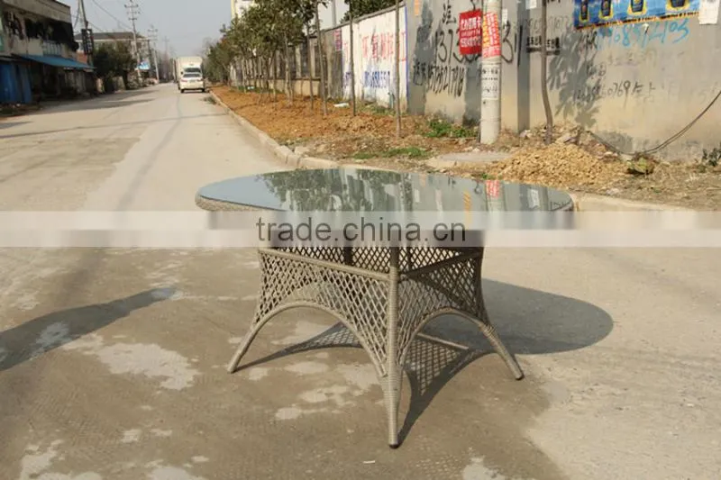 ALUMINIUM GARDEN PLASTIC OVAL MODERN TABLE