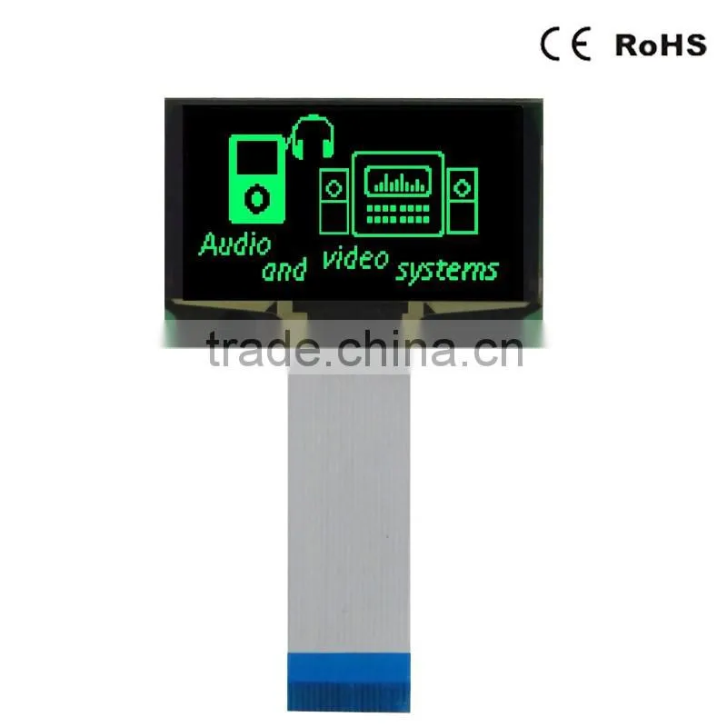 128x64 dots with Green Graphic screen OLED module