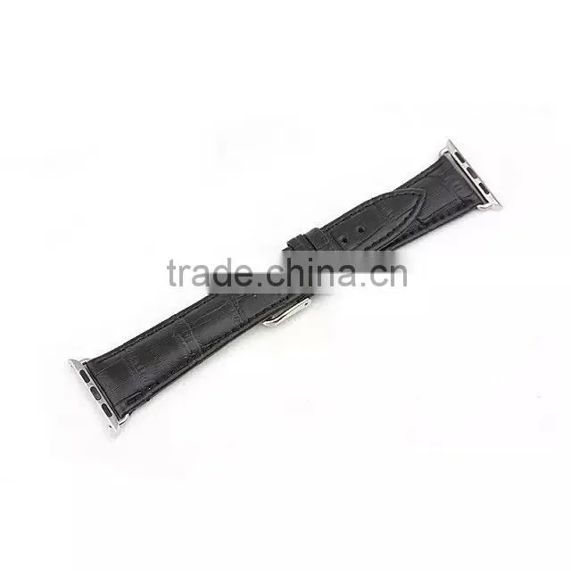 Double leather watch band for iphone watch