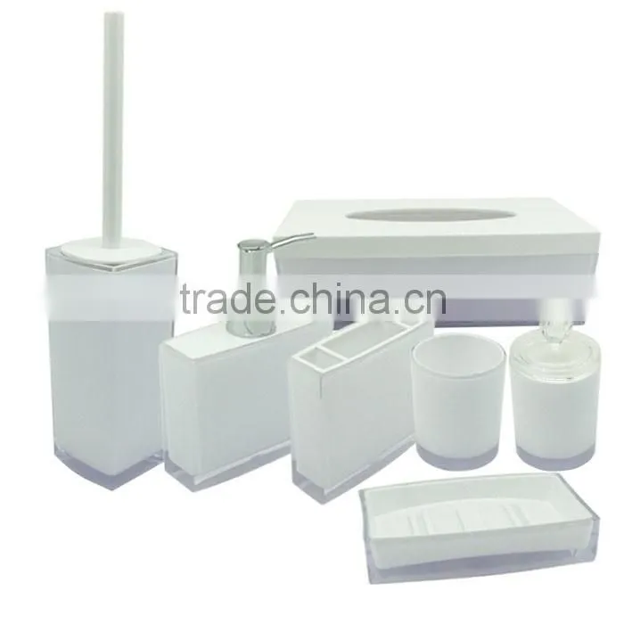newest design white retangular plastic tooth brush holder