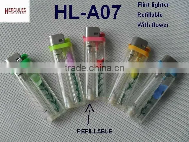 Disposable flint lighters