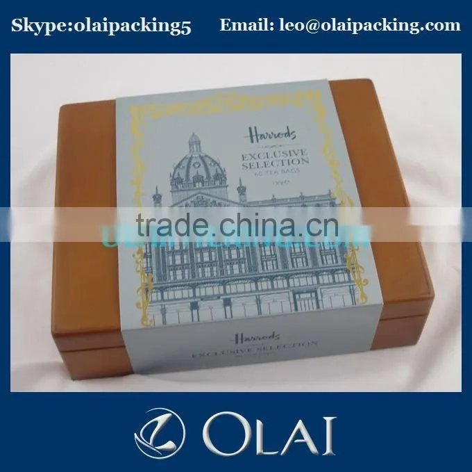 wooden tea box with compartments,drawer type wooden box,dispaly tea box