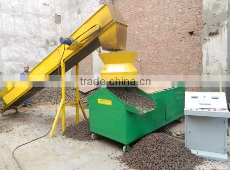 Low investment biomass briquette pellet fuel press machine with big profit