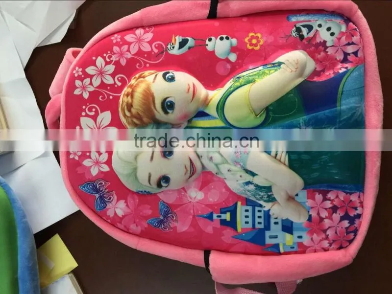 Hot selling new design plush backpack for promotion plush stuffed toy dog bag