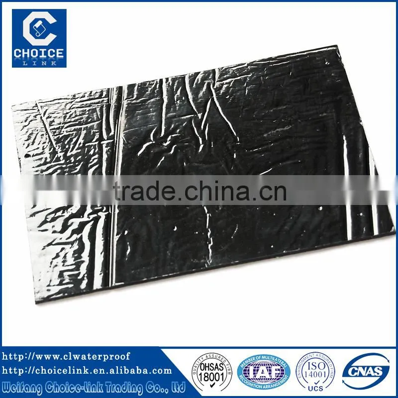 PET self adhesive bitumen waterproofing felt