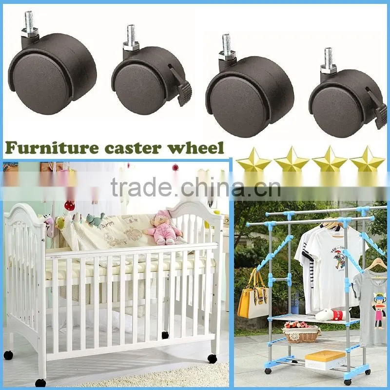 Pro Hot Wholesale Modern Free Sample Nylon High Quality 1 inch Castor Wheel