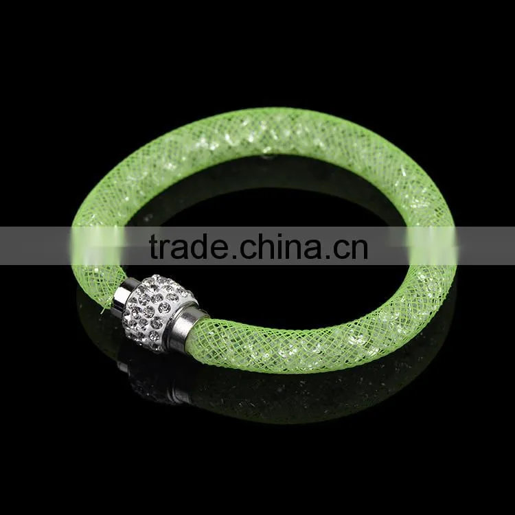 New design high quality crystal stardust magnetic bracelet for women
