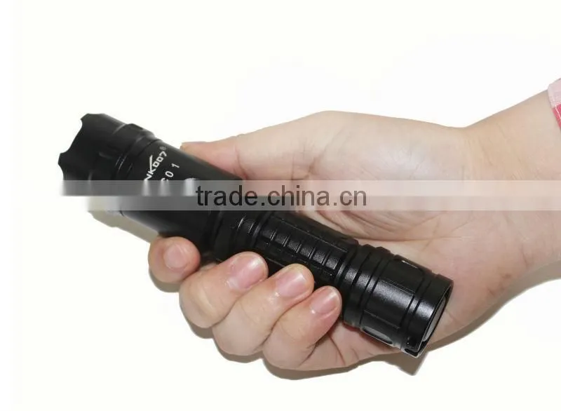 aluminum police aluminum cree led police flashlight TANK007 TC01