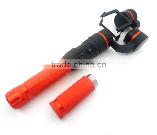 2016 new handheld gimbal with 3-axis brushless motors for Go Pro4 and smartphone