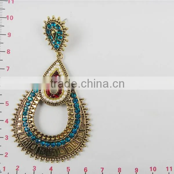 yiwu antique hanging bali dubai gold jewelry earring