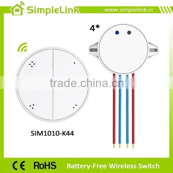 Low voltage battery-free remote control switch