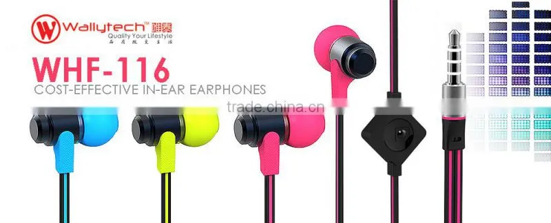 New design Flat cable Earbuds