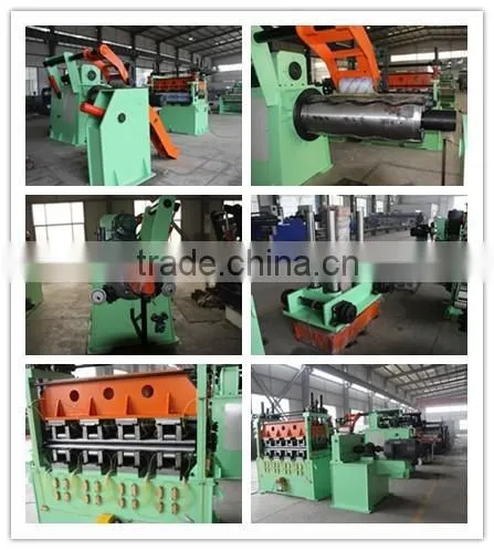 High Speed Energy Saving Cold Coil Sheet Crosscut To Length Line / Automatic Plc Hot Coil Sheet Cross Cut To Length Machine