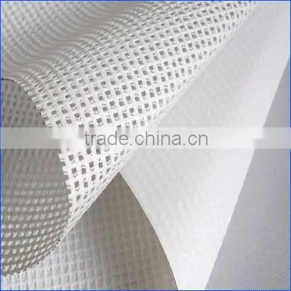 Eco-solvent /solvent outdoor 1000*1000D/12*12 270g pvc mesh banner material