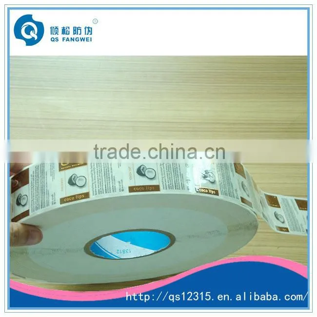 PP transparent self adhesive labels material