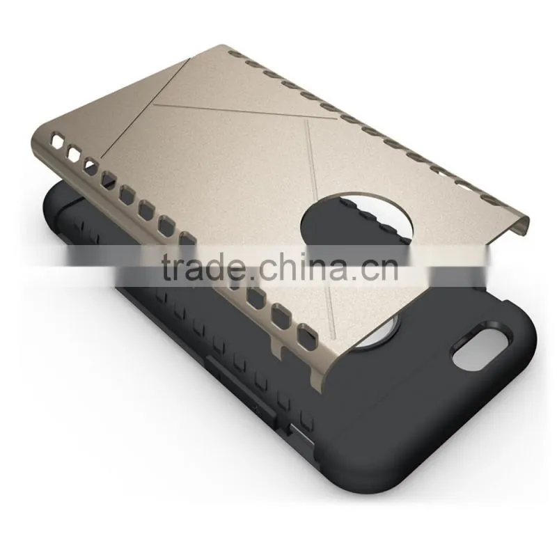 Hot 2 in 1 armor case for Iphone 6 4.7 premium TPU made great shock proof function