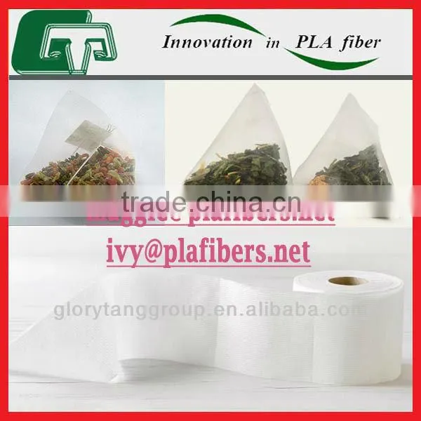 tea bag filter paper made of thermo-dot-bonding nonwoven, biodegradable tea bag filter paper