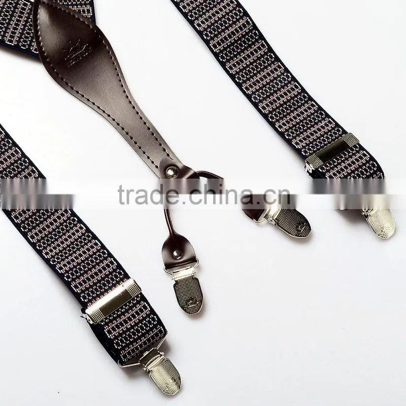 Leather suspenders High qualiy Man braces
