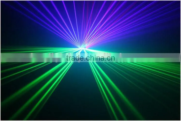 Led portable lazer effect disco laser light dj package three head rgb multi colored