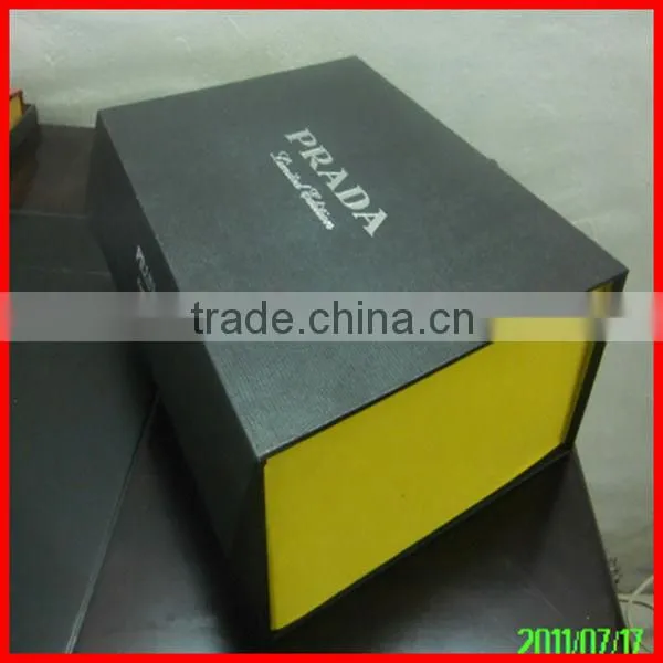 Black Magnetic Paper Collapsible Box For Gift