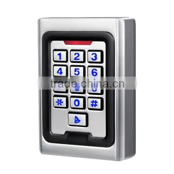 Metal Access control panel with keypad and card reader