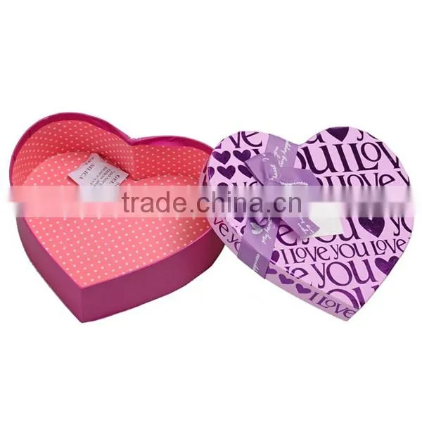 Sweet Heart Shape Paper Wedding Gift Box