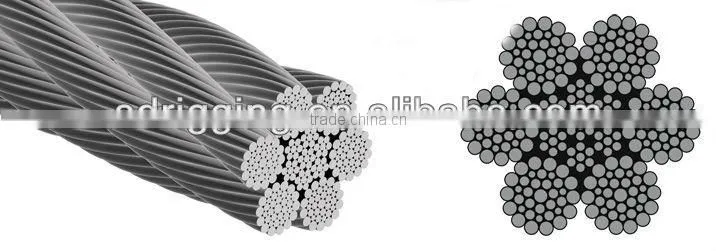 6x36+IWRC Stainless Steel Wire Rope