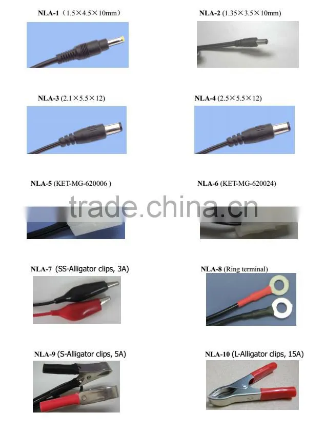 3A electrical vehicle battery charger 12V