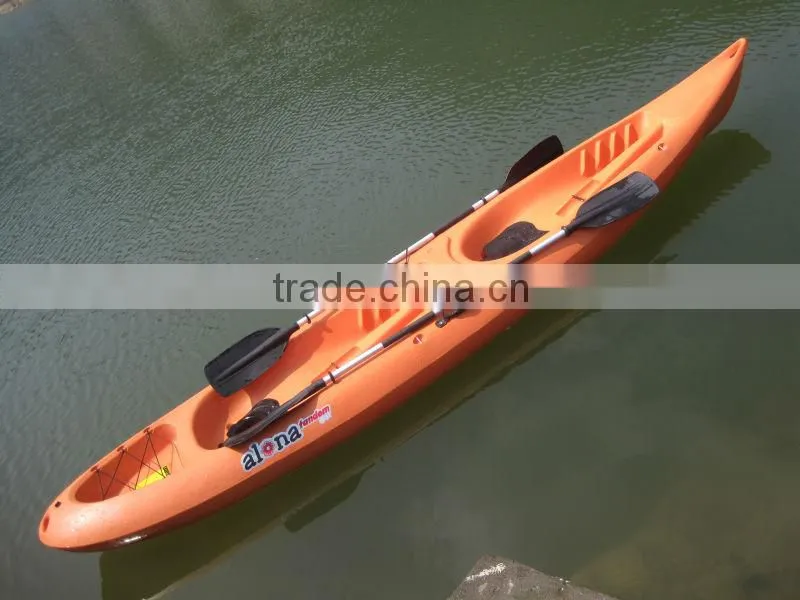 LLDPE double sit on top fishing kayak