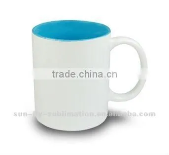 Sublimation Ceramic Inner Color Printed Mug Dark Green(SFS-MG02)
