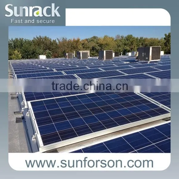 concise design aluminum solar brackets for tile roof/SS304 roof hook