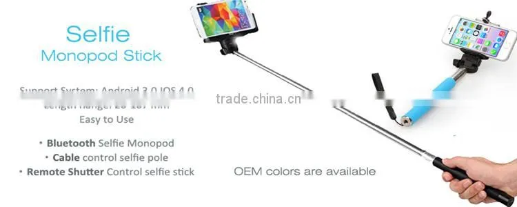 Colorfull wireless mobile phone monopod z07-5 on sell fast delivery handheld selfie stick wireless monopod