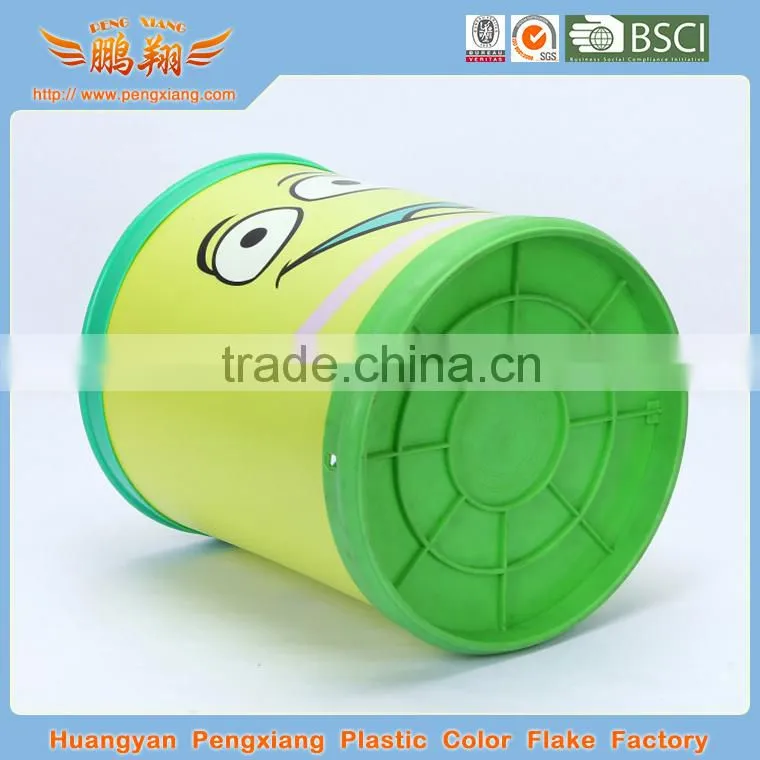 plastic fold trash can