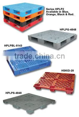 High quality Plastic pallets from china leading factory directly hundreds of design and sizes can be found here!!