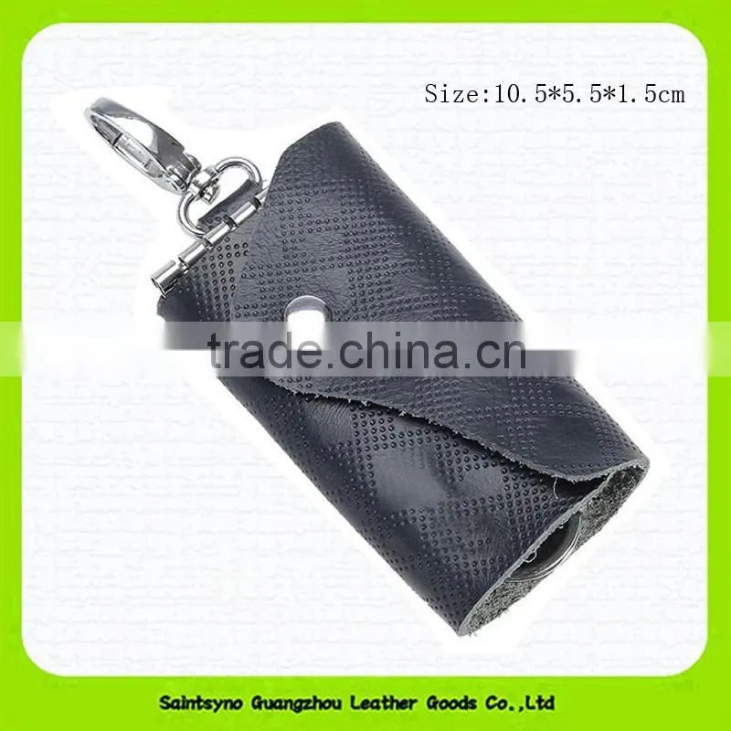 15097 High grade handmade genuine leather wallet leather key case