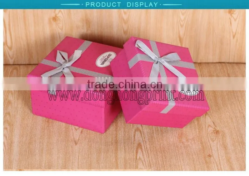 Empty new design chocolate boxes packaging