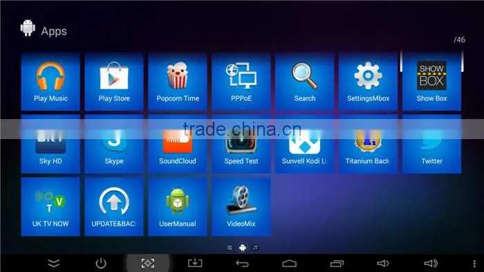 Newest arrival AML8726-s905 quad-core T95 android smart tv box