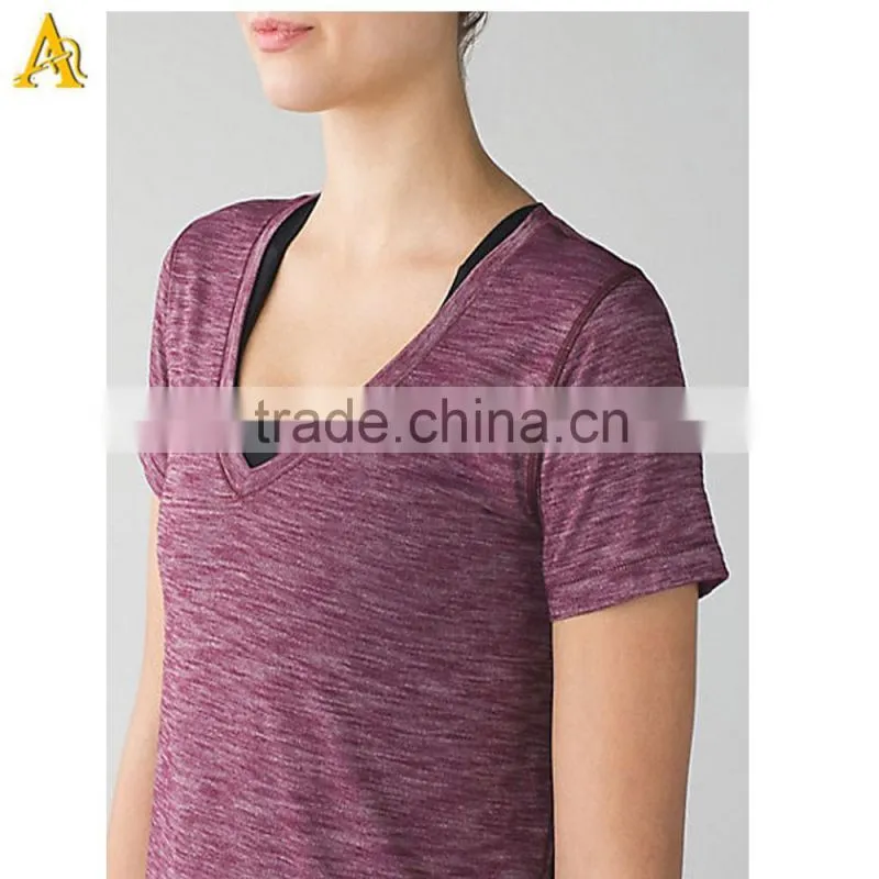 wholesale custom logo Women's High Quality Sport t Shirt