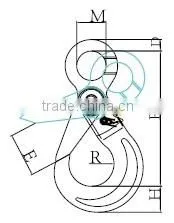 G80 EYE / CLEVIS /SWIVEL SELFLOCK HOOK