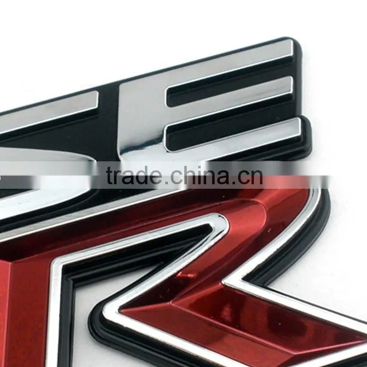 Wholesale chrome SER letters emblem,custom car logo blank badge