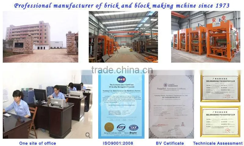 Professional automatic cement block making machine plant QTJ5-20