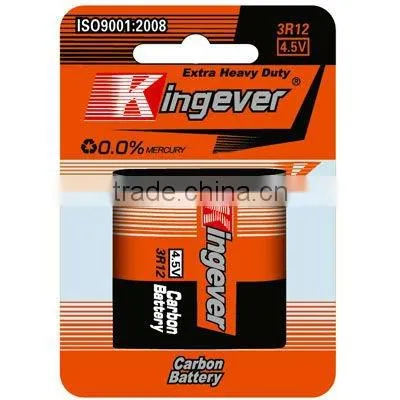 carbon zinc 4.5V battery 3r12